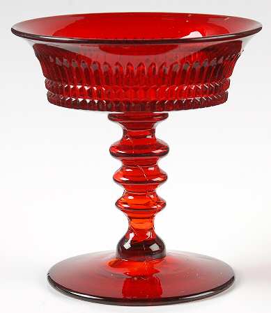 Lincoln Inn Ruby Red Champagne/Tall Sherbet by Fenton