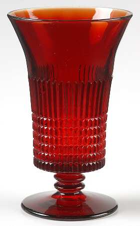 Lincoln Inn Ruby Red 6 Oz Footed Tumbler