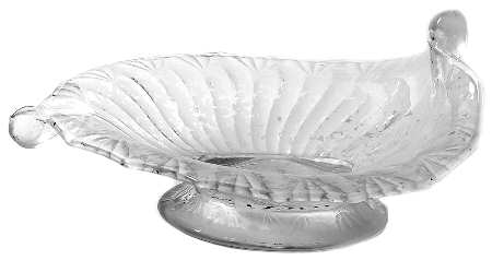 Ming Crystal (Satin) 10" Oval Bowl by Fenton