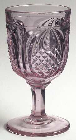 Pineapple Colonial Pink (Stem 9045) by Fenton
