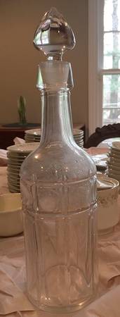 Plymouth Clear Bar Bottle & Lid