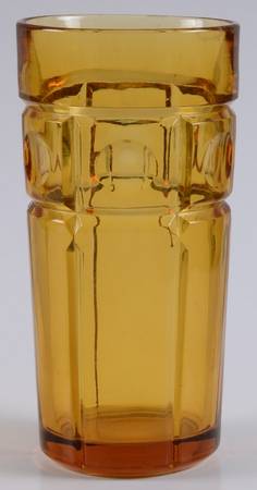Plymouth Amber 9 Oz Flat Tumbler