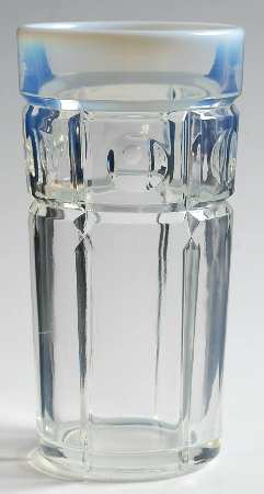 Plymouth French (Opalescent) Flat Tumbler
