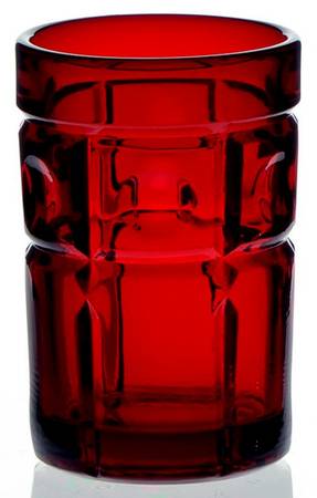 Plymouth Ruby Whiskey Glass