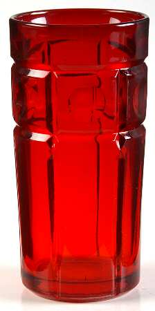 Plymouth Ruby Highball Glass