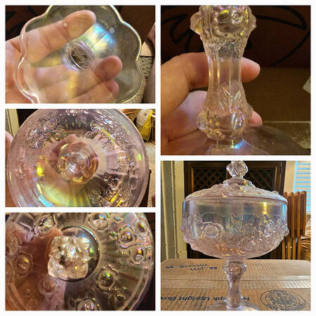 Rose Colonial Pink Candy Box & Lid