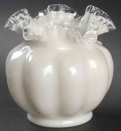 Silver Crest 5" Double Crimped Vase
