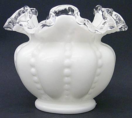 Silver Crest 4" Double Crimped Vase