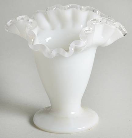 Silver Crest 4" Triangular Vase