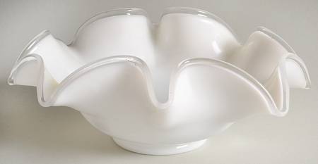 Silver Crest 10" Round Crimped Bowl
