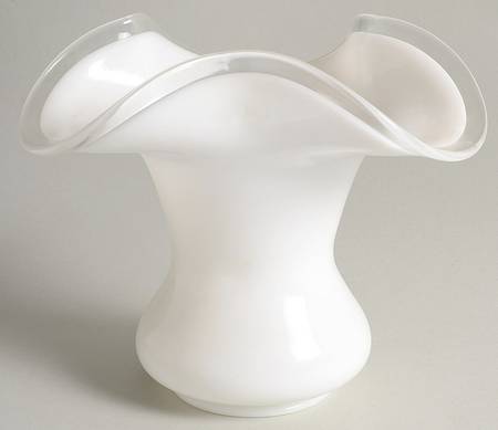 Silver Crest 6" Triangular Vase