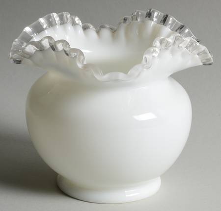 Silver Crest 5" Crimped Square Vase