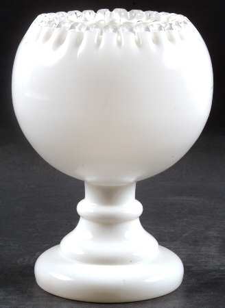 Silver Crest Footed Ivy Ball Vase