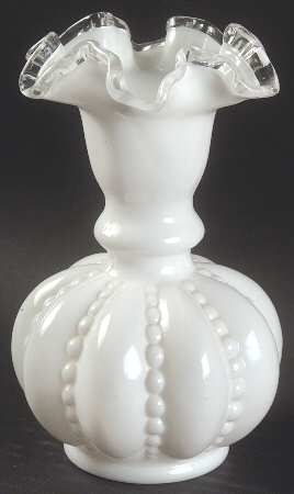 Silver Crest 6" Crimped Tulip Vase