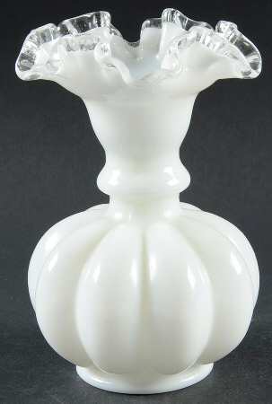 Silver Crest 6" Double Crimped Vase