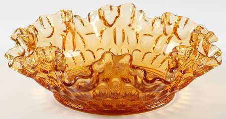 Thumbprint Colonial Amber 8" Bon Bon