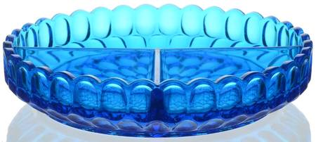 Thumbprint Colonial Blue 8" Round 3 Part Relish