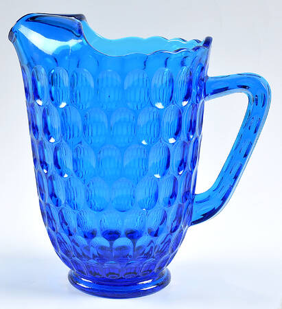 Thumbprint Colonial Blue 64 Oz Ice Lip Jug