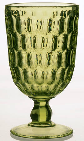 Thumbprint Colonial Green 13 Oz Footed Tumbler