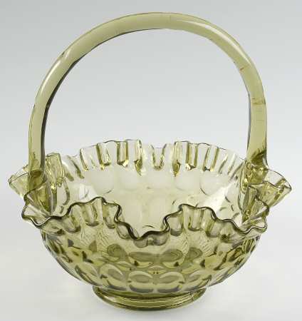 Thumbprint Colonial Green #4438 Thumbprint 8" Basket