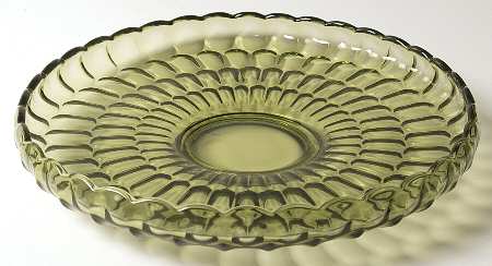 Thumbprint Colonial Green Tray for Chip & Dip Set