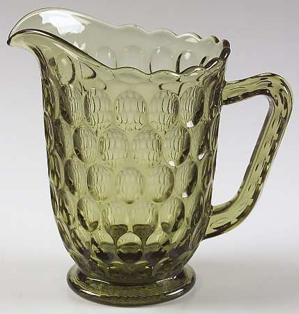Thumbprint Colonial Green 34 Oz Jug