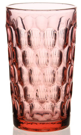 Thumbprint Colonial Pink 12 Oz Flat Tumbler