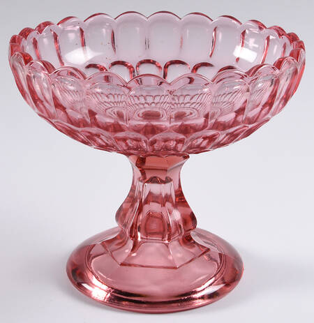 Thumbprint Colonial Pink Anniversary Bowl No Lid