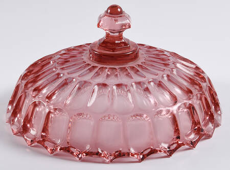 Thumbprint Colonial Pink Lid for Anniversary Bowl