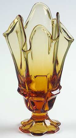 Valencia Amber 5"- 8"Handkerchief Vase