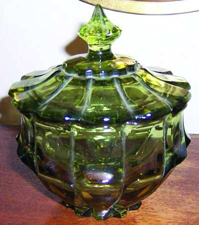 Valencia Colonial Green Candy Box & Lid