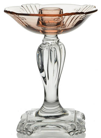 2470 Pink 5" Single Light Candlestick