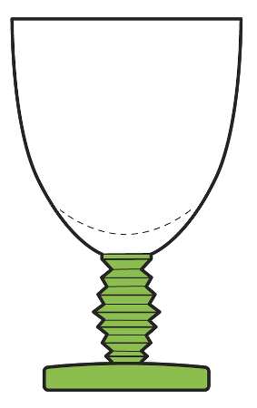 4020 Green (Green Stem and Base) by Fostoria