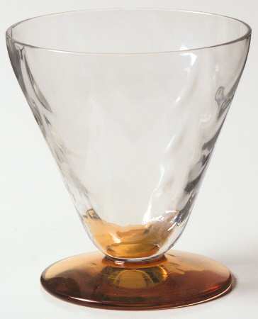 5082-5282 Amber(Not Iridized) Oyster or Fruit Cocktail