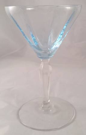 5082-5282 Blue (Blue Bowl, Clear Stem) Liquor Cocktail
