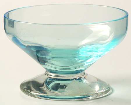 5082-5282 Blue (Blue Bowl, Clear Stem) Almond