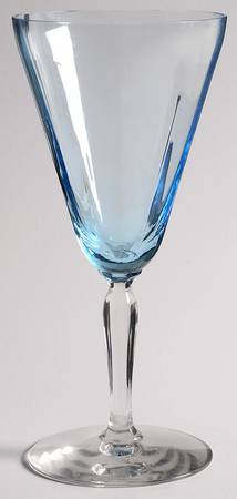 5082-5282 Blue (Blue Bowl, Clear Stem) by Fostoria