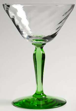 5082-5282 Green (Green Stem) Champagne/Tall Sherbet