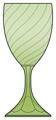 5083 Green (Spiral Optic) by Fostoria