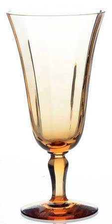 5093 Amber (Amber Bowl and Stem) Parfait