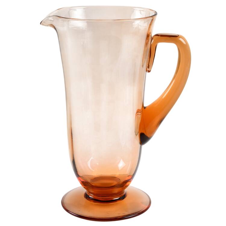 5093 Amber (Amber Bowl and Stem) 48 Oz Pitcher