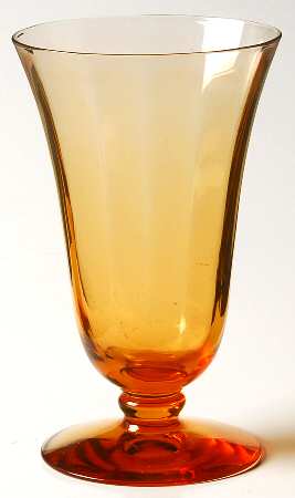 5093 Amber (Amber Bowl and Stem) 6 Oz Footed Tumbler