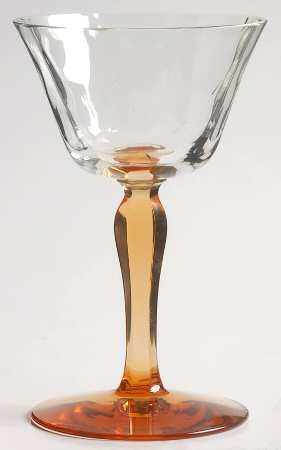5093 Amber (Optic Loop, Amber Stem) Liquor Cocktail