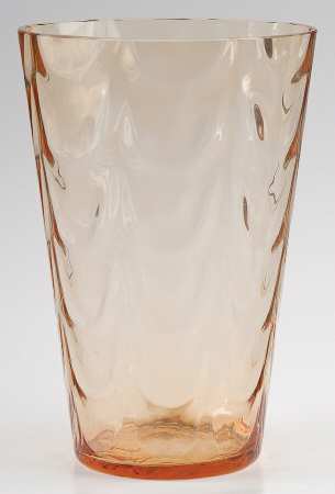 5093 Amber (Optic Loop, Amber Stem) Flower Vase