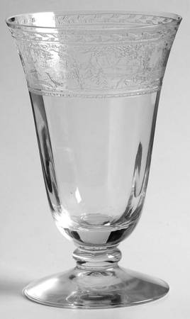 Fox and Hounds Footed Tumbler