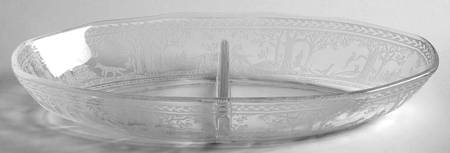 Fox and Hounds 6" Oval 2 Part Relish