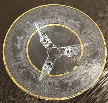 Fox and Hounds Footed Mint Dish