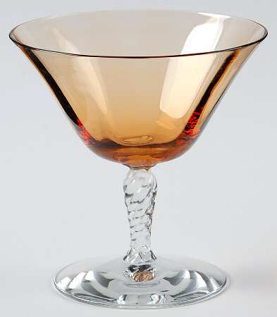 5097-5297 Amber (Amber Bowl) Low Sherbet