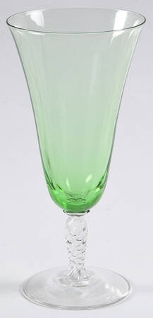 5097-5297 Green (Green Bowl, Clear Stem) Parfait