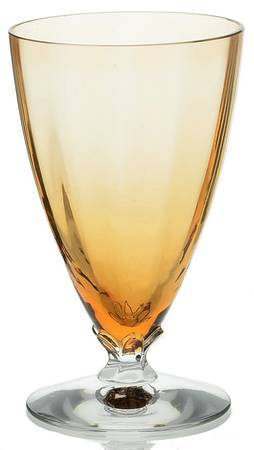 5098-5298 Amber Footed Tumbler